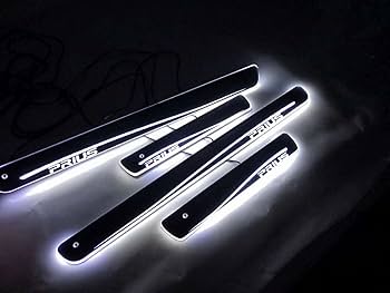 プリウス30　スカッフプレート 未使用 プリウス 30系 ZVW30 前期 後期 LED スカッフプレート ブルー